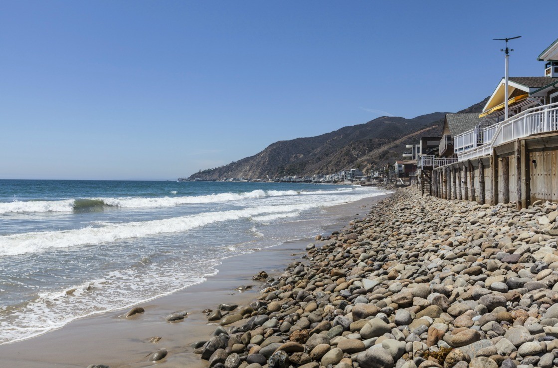 Strand am Topanga Point nahe Los Angeles